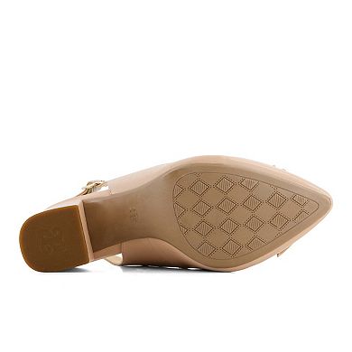 Andrea Women's Slingback and Bow Pumps 87213