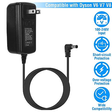 Charger for Dyson V6 V7 V8 DC58 DC59 DC61 DC62 SV03 SV04 SV05 SV06 Cordless Vacuum Models