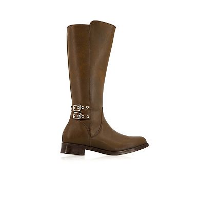 Andrea Women's Tall Riding Boots With Elastic Shaft 90758