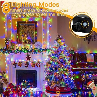 Ollny 200 LED 60ft Multicolor Connectable String Lights