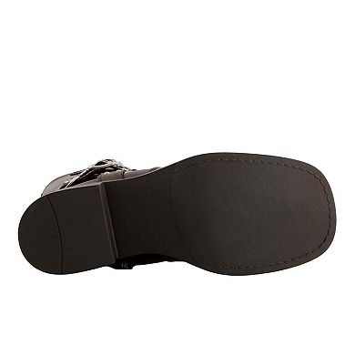 Andrea Women's Tall Biker Boots 90765