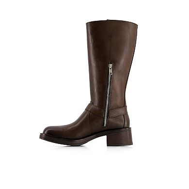 Andrea Women's Tall Biker Boots 90765