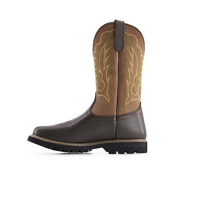 Forastero Men's Leather Cowboy Boots Bicolor 65959