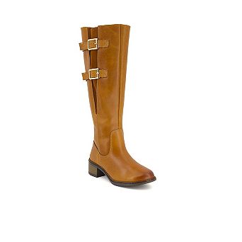 Andrea Women's Genuine Leather Tall Riding Boots 90764