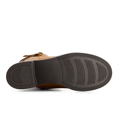 Andrea Women's Genuine Leather Tall Riding Boots 90764