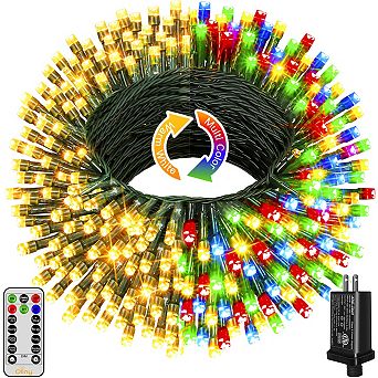 Ollny Christmas Lights 131FT 400 LED Color Changing 11 Modes