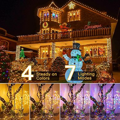 Ollny Christmas Lights 131FT 400 LED Color Changing 11 Modes