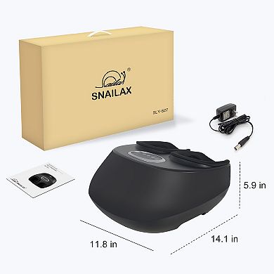 Snailax Shiatsu Foot Massager with Heat, Kneading, Compression, Vibration