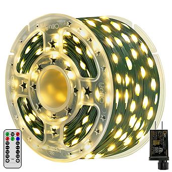 Ollny 1200 LED 393ft Warm White IP67 Waterproof String Lights