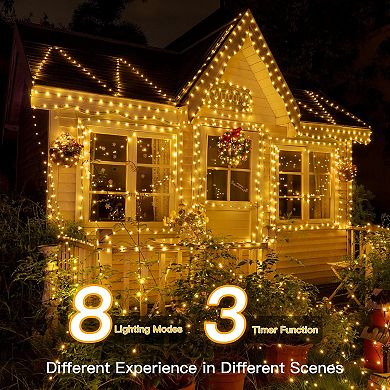 Ollny 1200 LED 393ft Warm White IP67 Waterproof String Lights