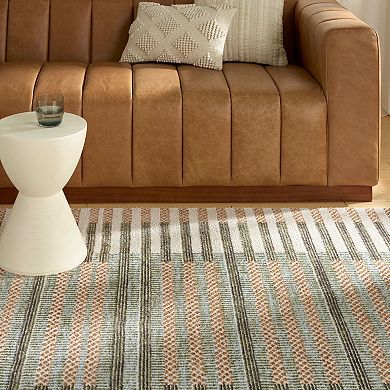 Nourison Nordic Stripe Modern Indoor Rug