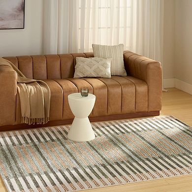 Nourison Nordic Stripe Modern Indoor Rug