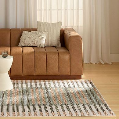 Nourison Nordic Stripe Modern Indoor Rug