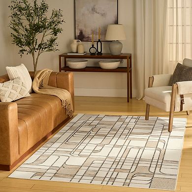 Nourison Nordic Mid-Century Modern Indoor Rug