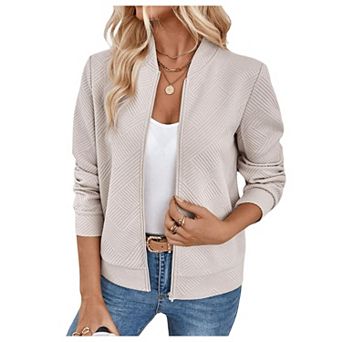 Women’s Everyday Zip-Up Bomber Jacket