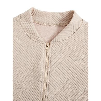 Women’s Everyday Zip-Up Bomber Jacket