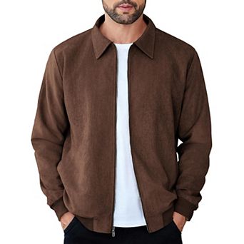 Men’s Casual Faux Leather Jacket