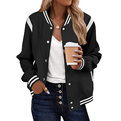 Women’s Casual Fall Bomber Jacket