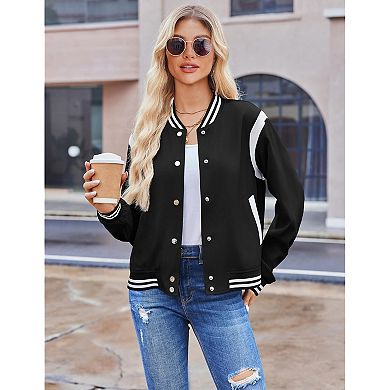 Women’s Casual Fall Bomber Jacket