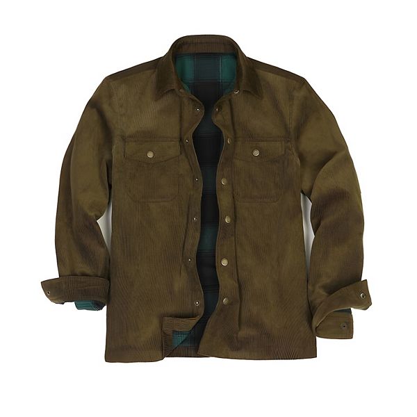 Men's Corduroy Jacket with Full Flannel Lining