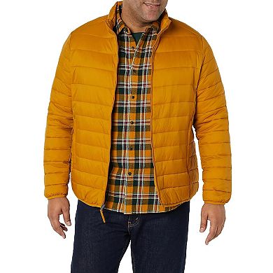 Men’s Lightweight Packable Water-Resistant Puffer Jacket