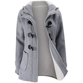Women’s Cozy Sherpa Fleece Hooded Coat