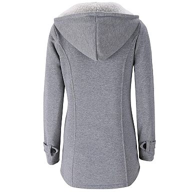 Women’s Cozy Sherpa Fleece Hooded Coat