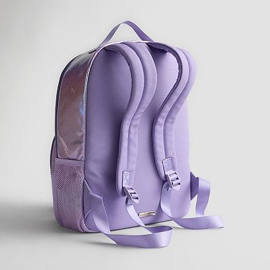madden girl Metallic Heart Glitter Backpack