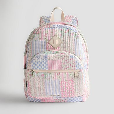 madden girl Quilted Cotton Backpack & Lunchbox Set