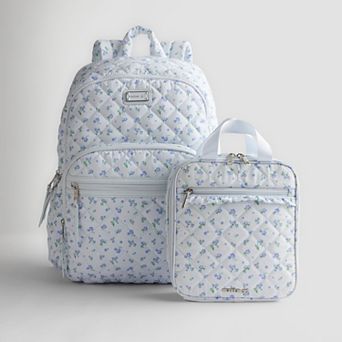 madden girl Quilted Dome Backpack With Lunchbox