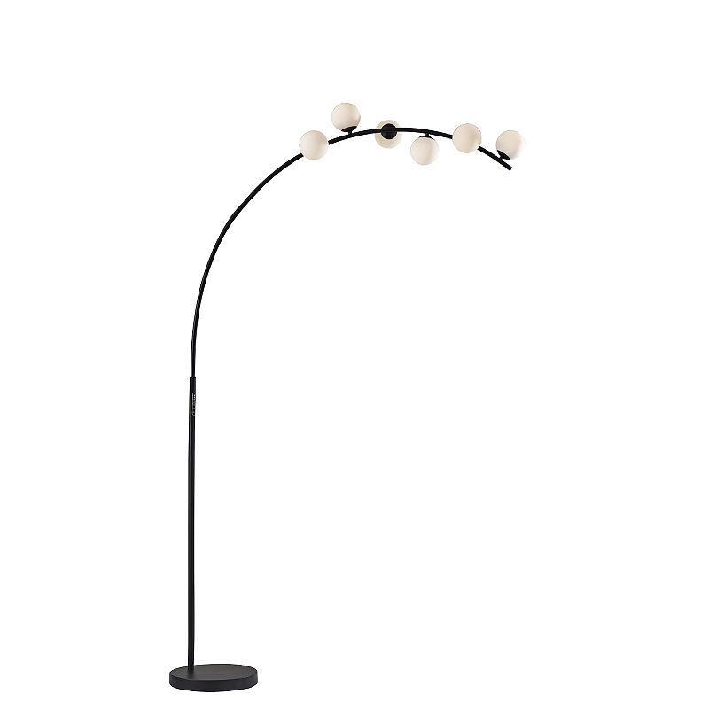 ADESSO Ronan LED Arc Lamp with Smart Switch, Black