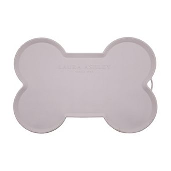Laura Ashley Bone-Shaped 12" x 18" Silicone Pet Feeding Mat