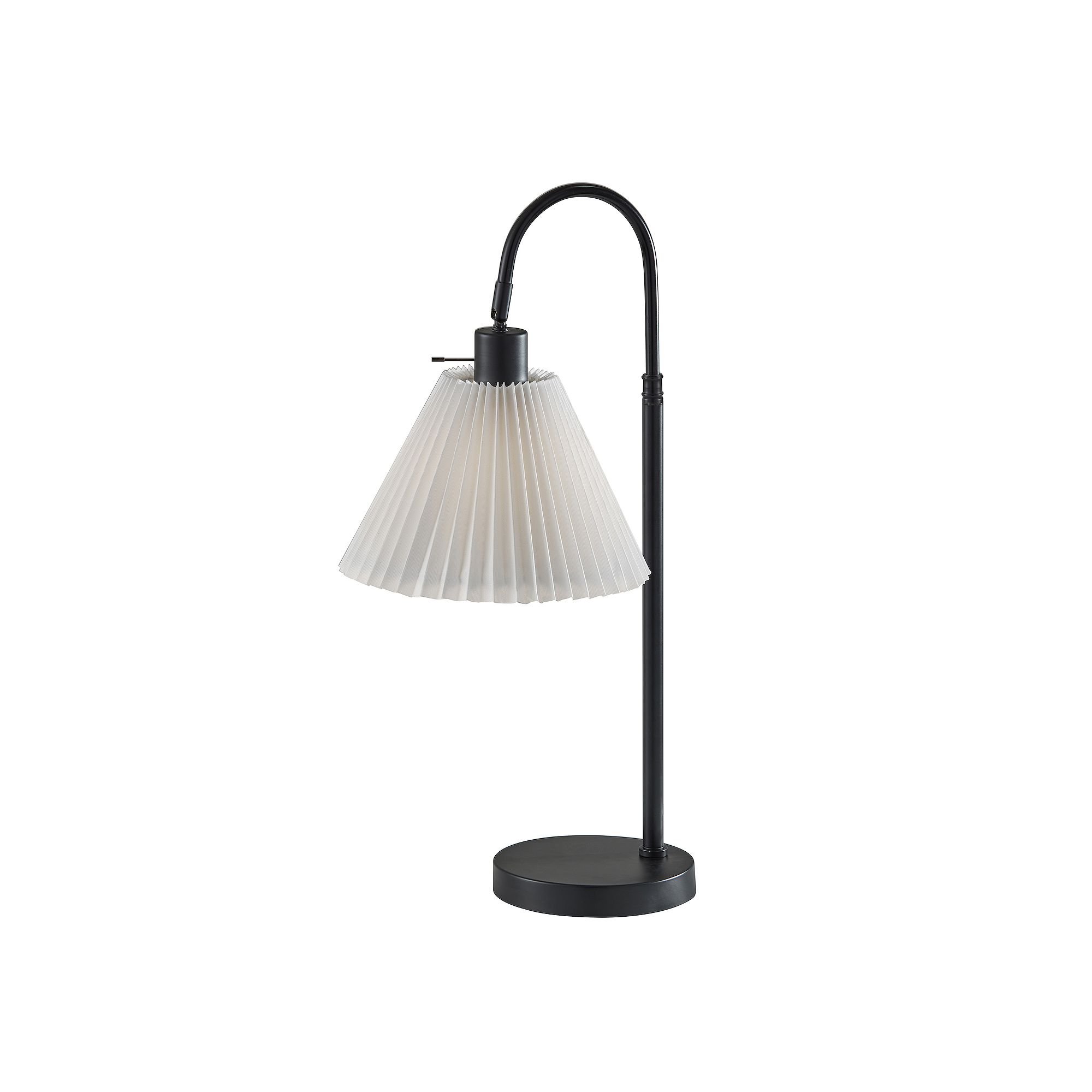 ADESSO Thalia Adjustable Table Lamp, Black