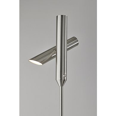 ADESSO Vega Torchiere Floor Lamp with Adjustable Arm