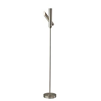 ADESSO Vega Torchiere Floor Lamp with Adjustable Arm