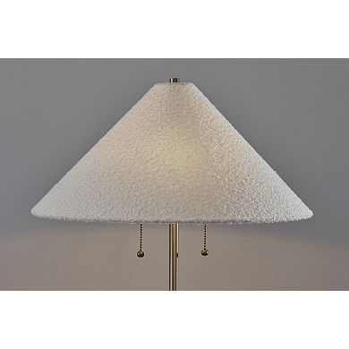 ADESSO Waylon Modern Floor Lamp with Cone Base