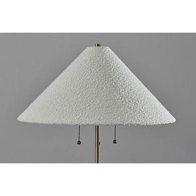 ADESSO Waylon Modern Floor Lamp with Cone Base