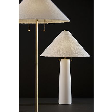 ADESSO Waylon Modern Floor Lamp with Cone Base