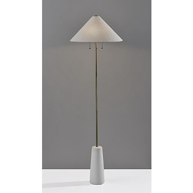 ADESSO Waylon Modern Floor Lamp with Cone Base