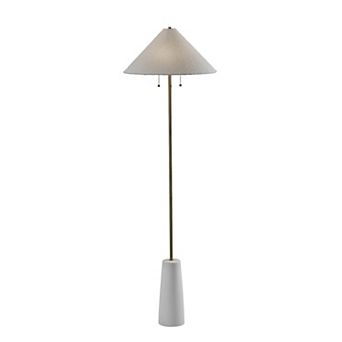 ADESSO Waylon Modern Floor Lamp with Cone Base