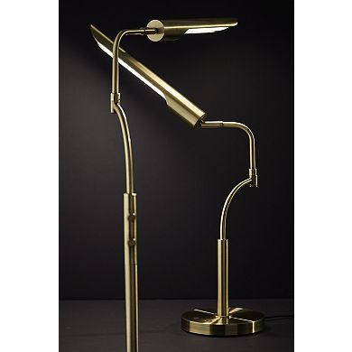ADESSO Zane LED Floor Lamp with Smart Switch