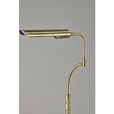 ADESSO Zane LED Floor Lamp with Smart Switch