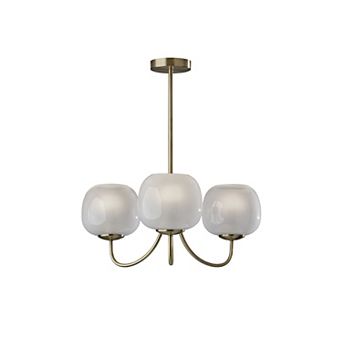 ADESSO Magnolia 3-Light Chandelier Light Fixture