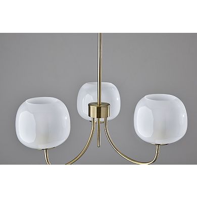 ADESSO Magnolia 3-Light Chandelier Light Fixture