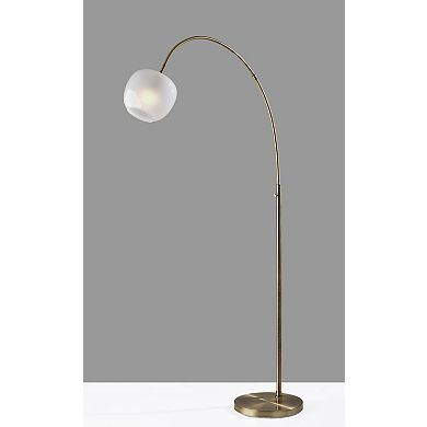 ADESSO Magnolia Arc Floor Lamp with Adjustable Arm