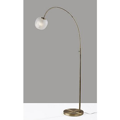 ADESSO Magnolia Arc Floor Lamp with Adjustable Arm