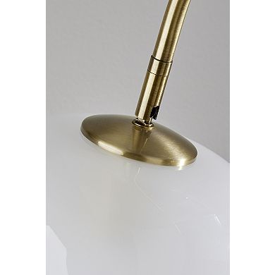 ADESSO Magnolia Arc Floor Lamp with Adjustable Arm