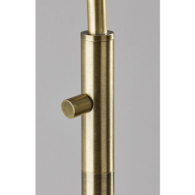 ADESSO Magnolia Arc Floor Lamp with Adjustable Arm