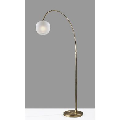ADESSO Magnolia Arc Floor Lamp with Adjustable Arm