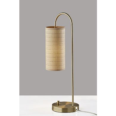 ADESSO Mendoza Table Lamp With Woven Shade